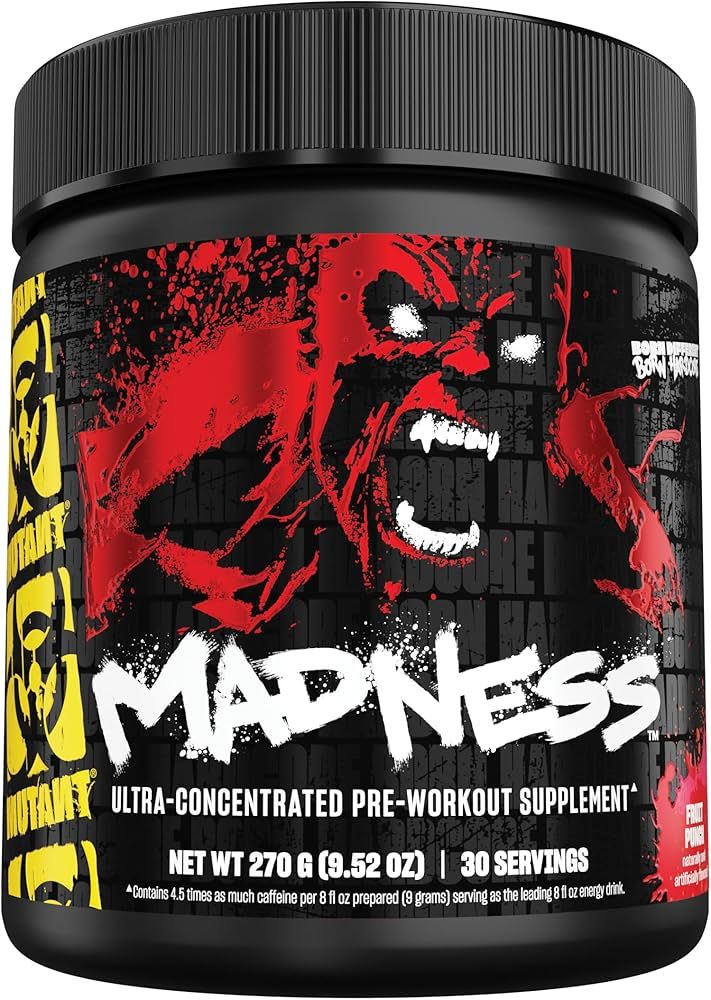 MUTANT MADNESS PRE-WORKOUT 285G BLUE RASPBERRY