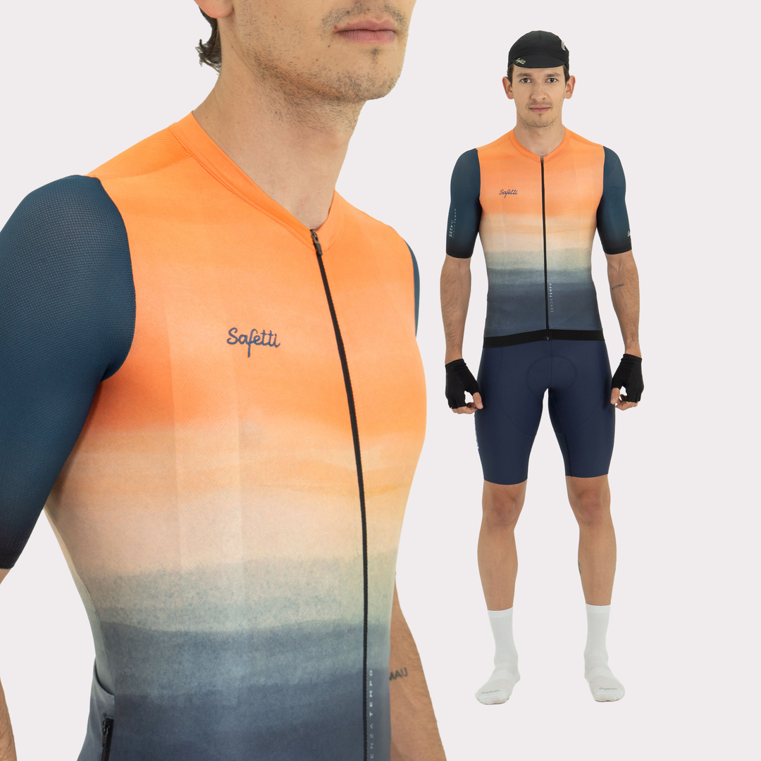 Camisa Ciclismo Manga Corta Oceanglow Para Hombre