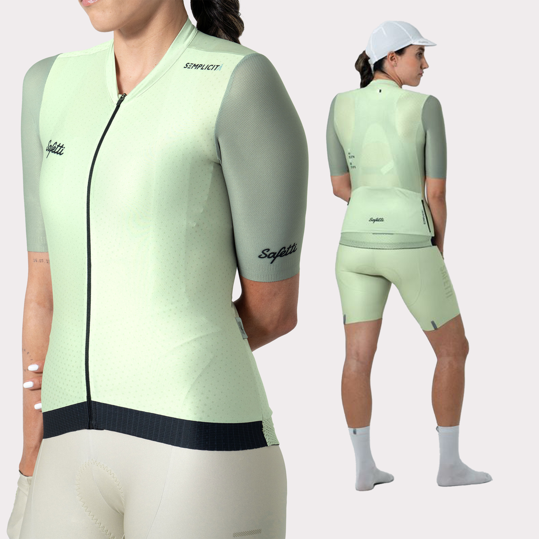 Camisa Ciclismo Manga Corta Stevia Para Mujer