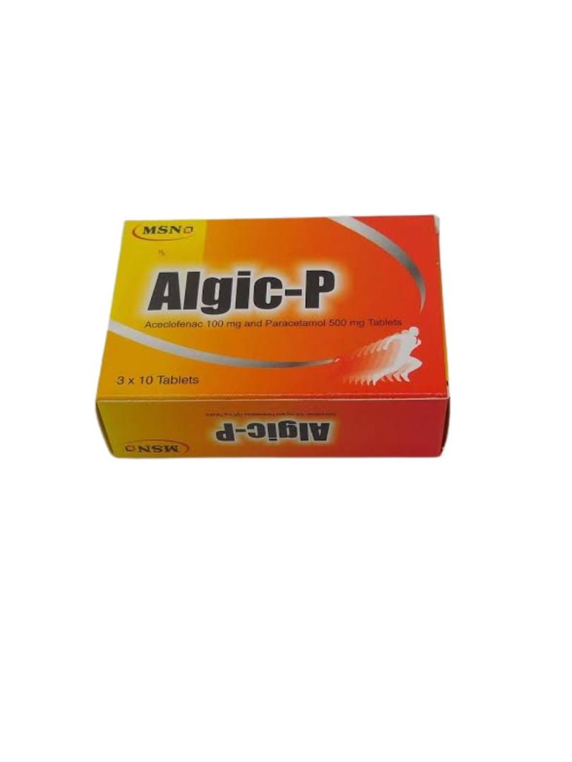 Aceclofenac 100mg + Paracetamol 500mg (Algic P)