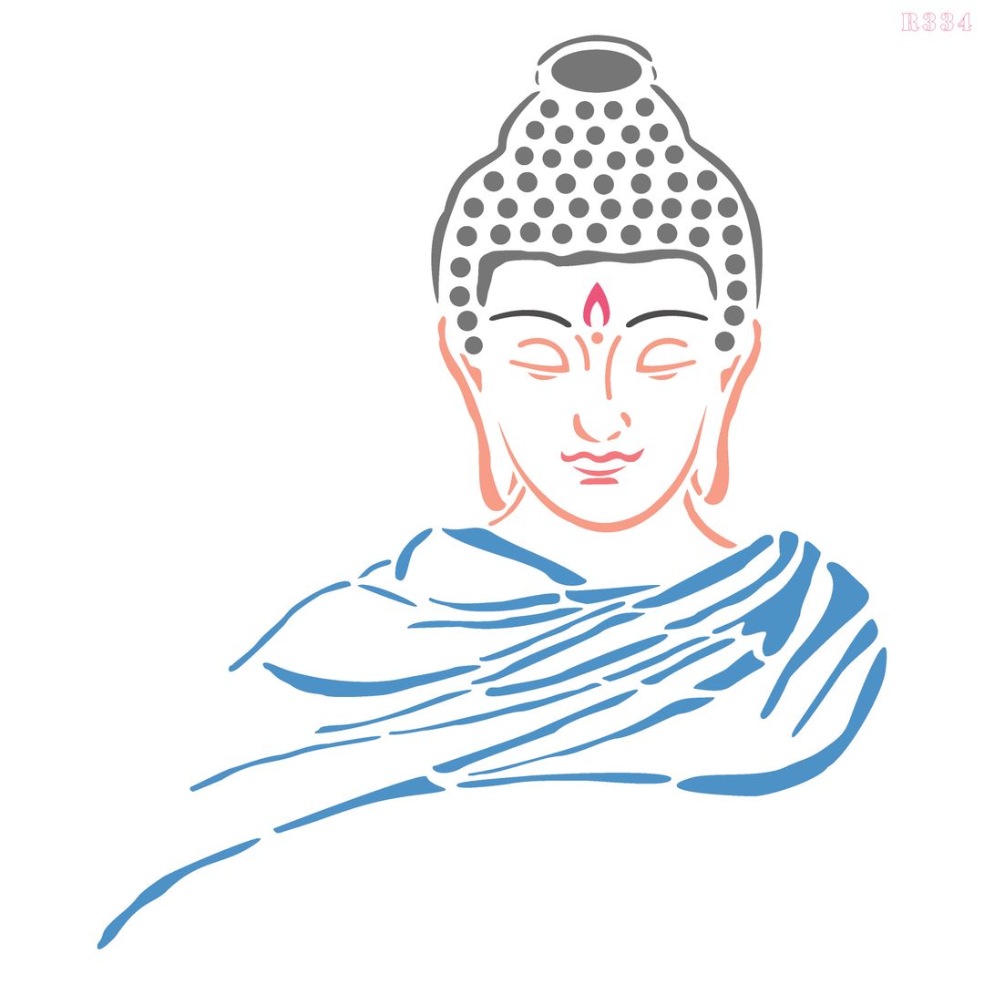 R334_Pudha3 Wall Stencil 