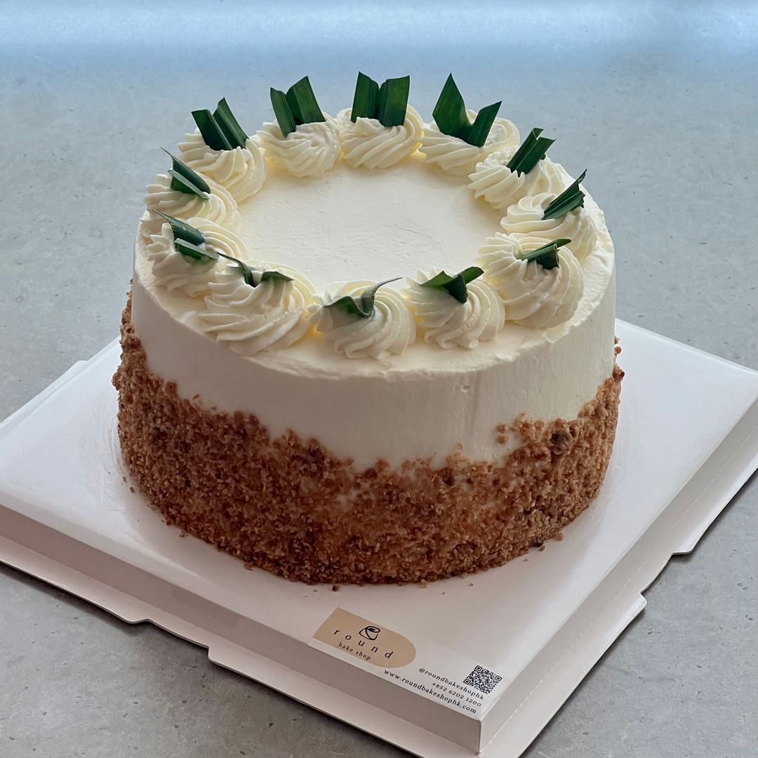 Pandan Coconut Mango Layer Cake | 斑蘭椰子芒果海綿蛋糕