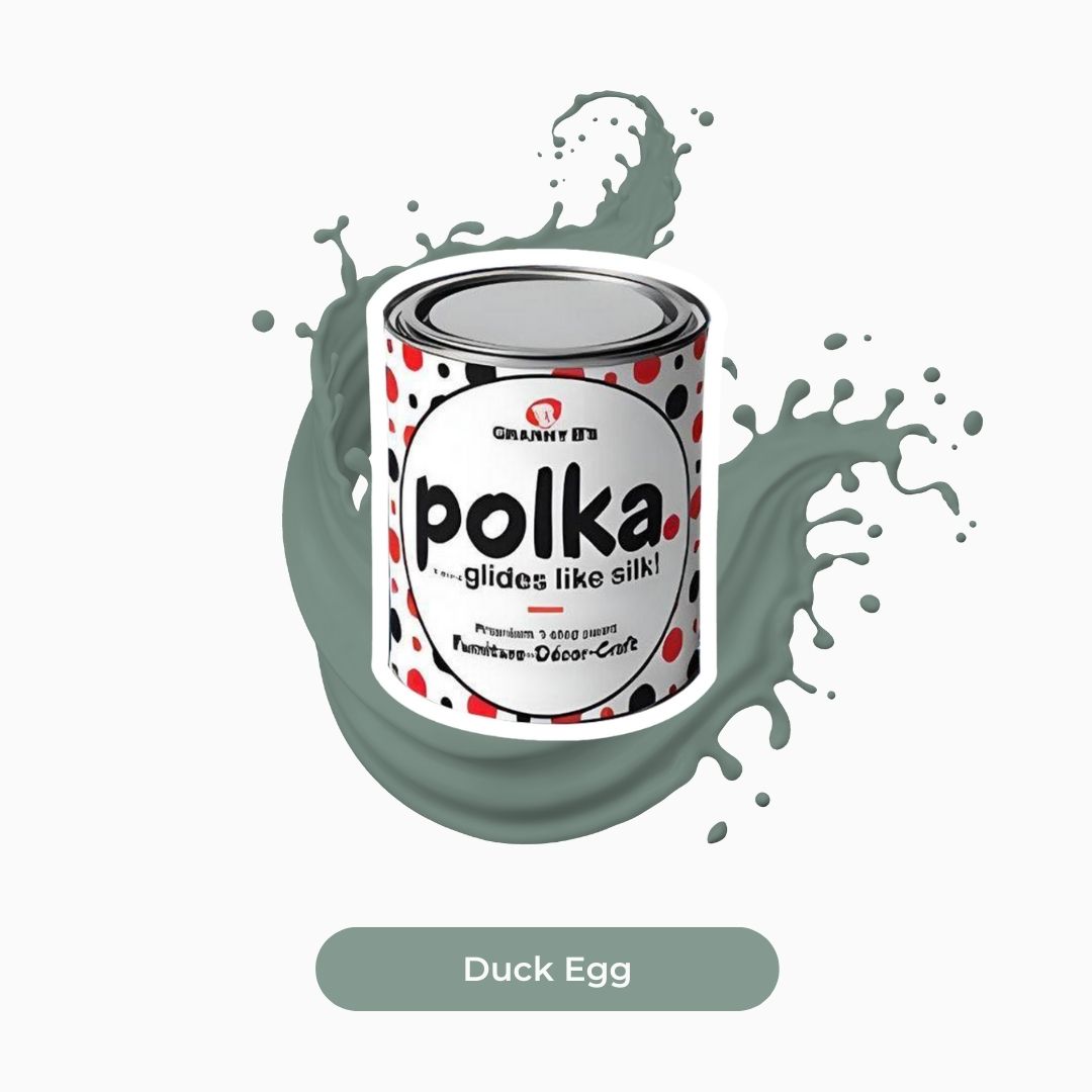 Polka.Paint - Duck Egg (duck egg blue)