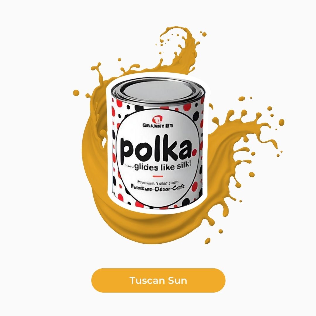 Polka.Paint - Tuscan Sun (tuscan yellow)