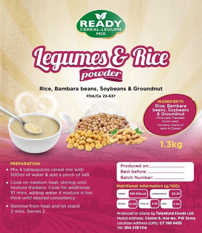 Legumes & Rice 1.3kg