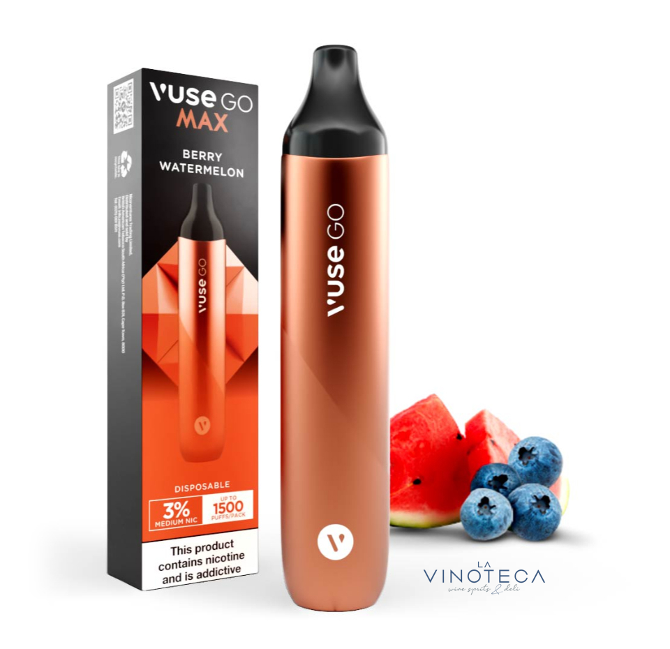 VUSE GO MAX BERRY WATERMELON 1500PUFFS