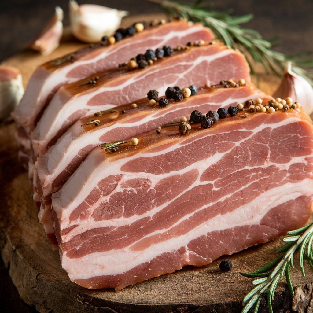 German Pork Belly Cut 1" - S$1.70/100g