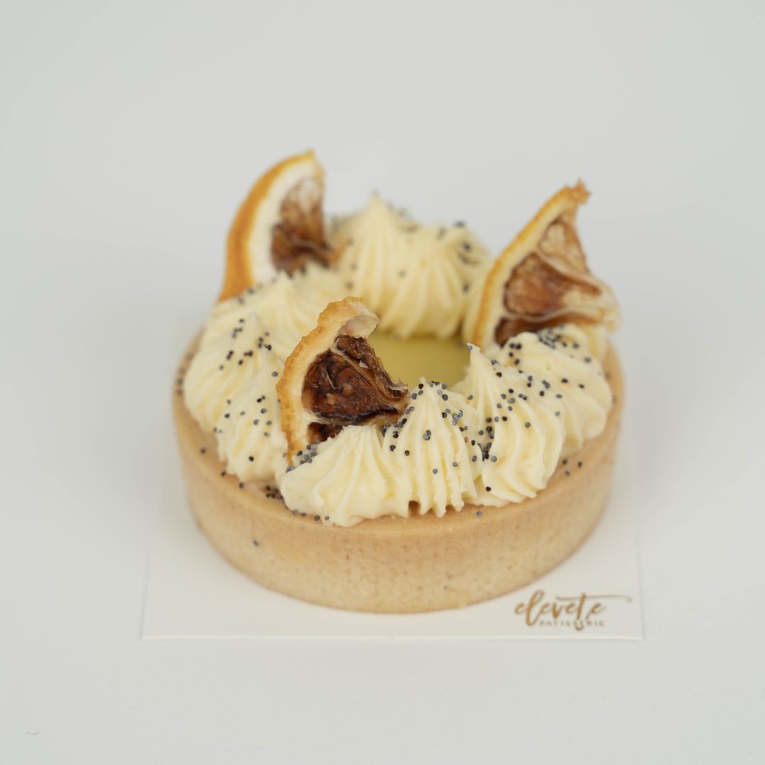 柠檬罂粟籽挞 Lemon Poppyseed Tart (9pcs)