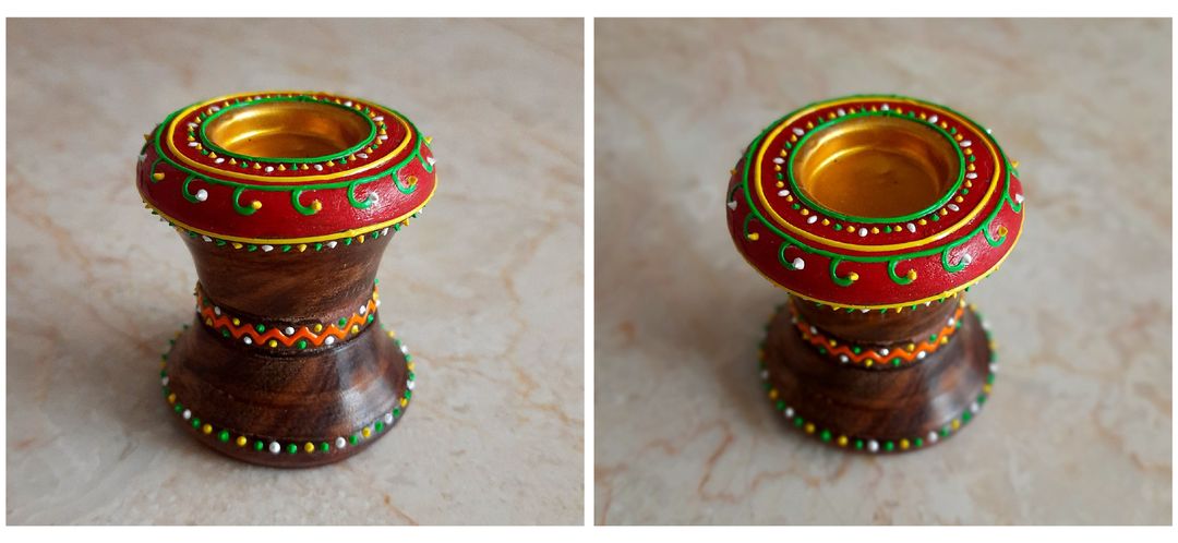 Wooden Dhoop Batti Small Stand