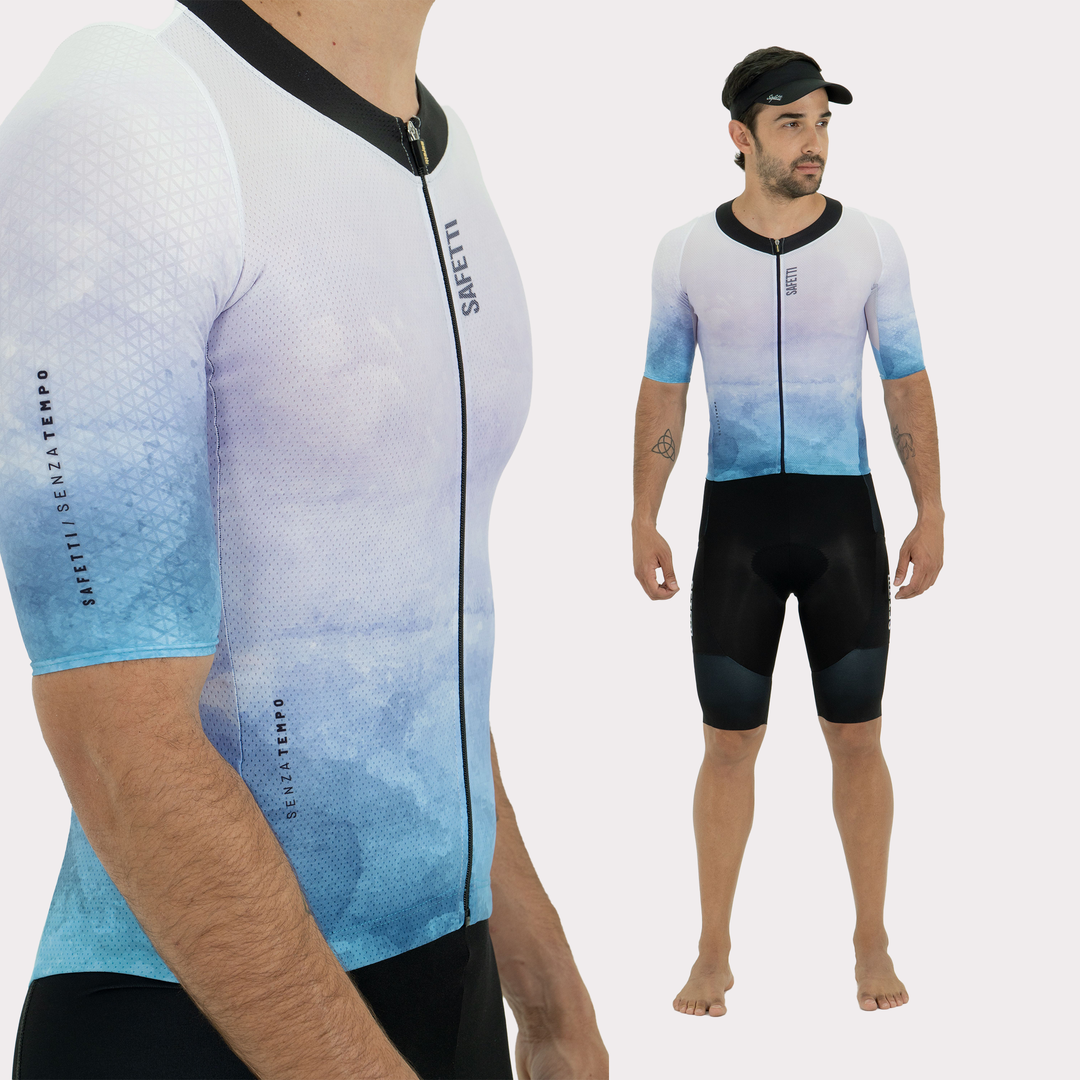 Enterizo Triatlón Corto Manga Corta Speed Air Para Hombre