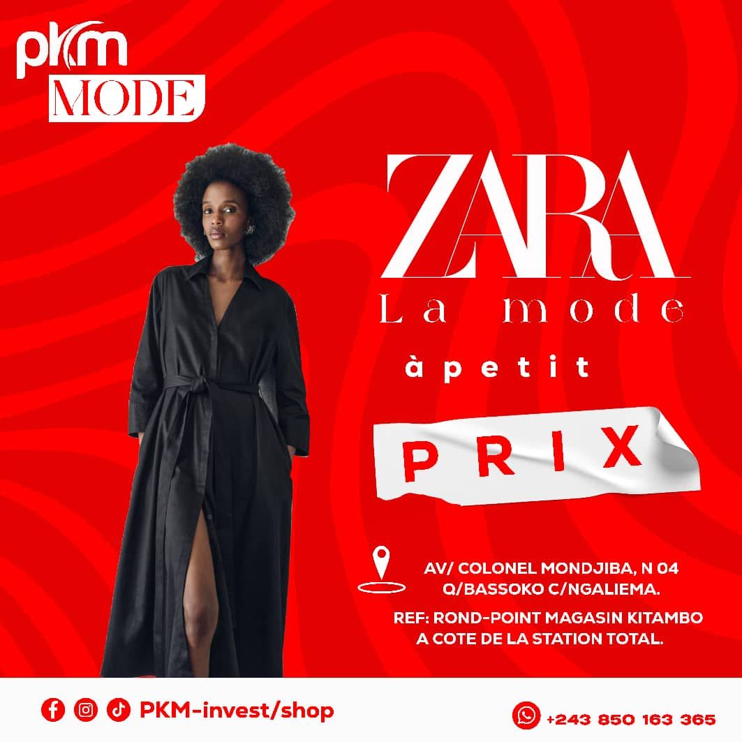 pépites zara robe noire