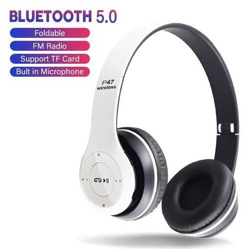 P47 Wireless Bluetooth Headphones, FM Radio, Sd Card MP3