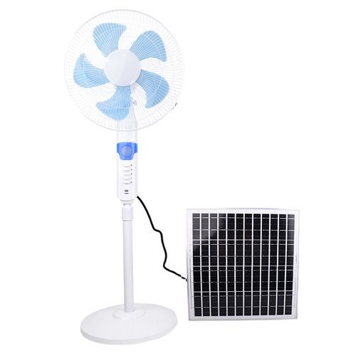 Silver Crest 16" Solar Rechargeable Fan With 25watts Solar Panel