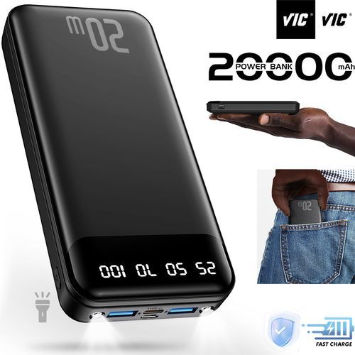 20000mAh Power Banks, Portable Charger High-Speed Charging Battery Pack