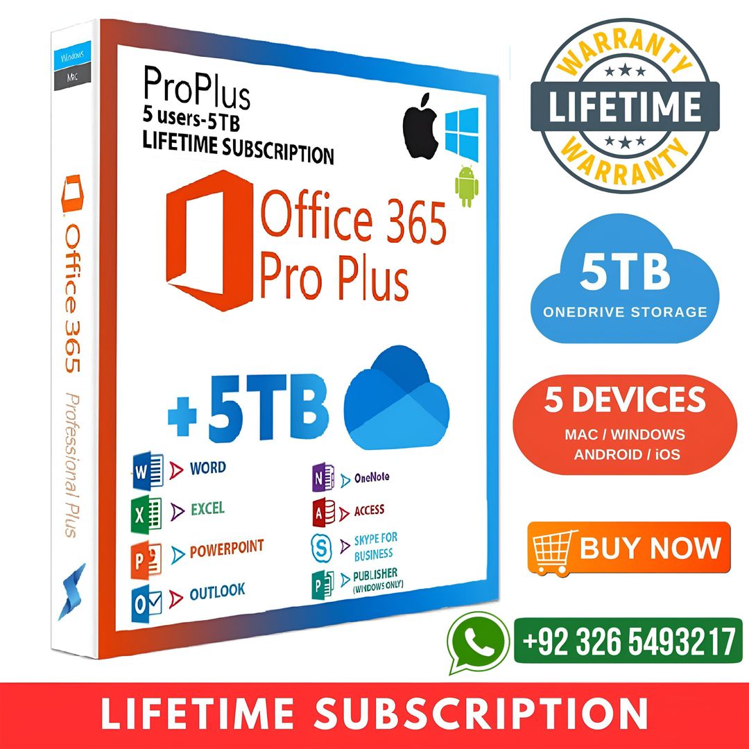 Microsoft Office 365 Official Subscription 