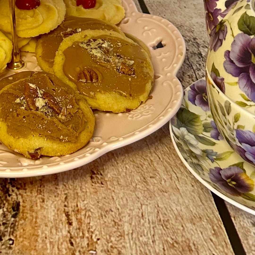 Pecan-nut coffee cookies