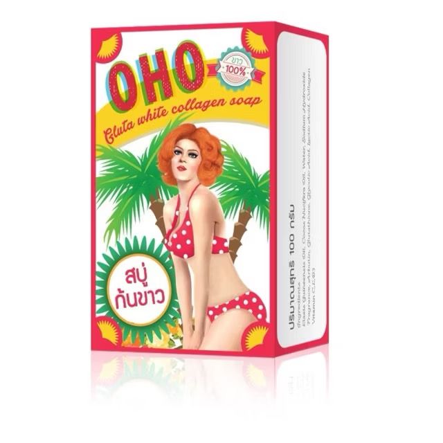 OHO Gluta White Collagen Soap 100g