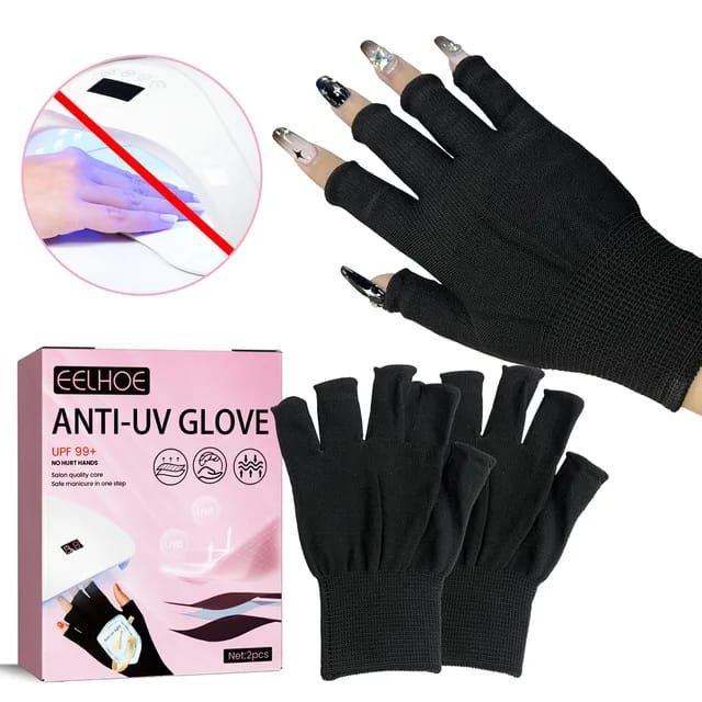 2pcs Anti Uv Rays Protect Gloves