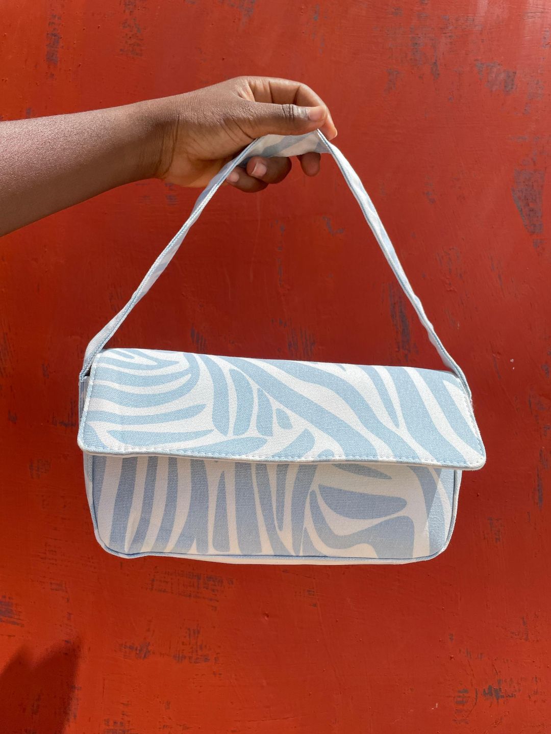 Zebra print Baguette bag 