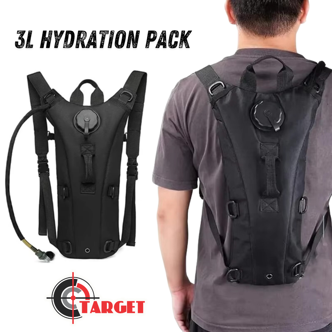 3L Hydration Pack Black