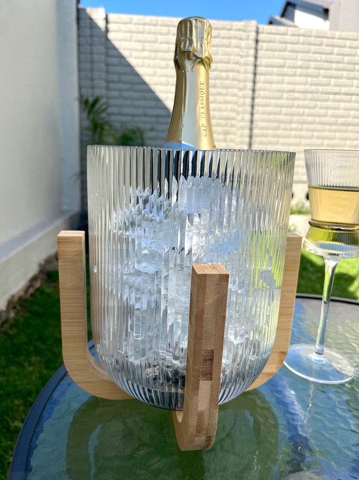 Glass Ice Bucket/ Cooler