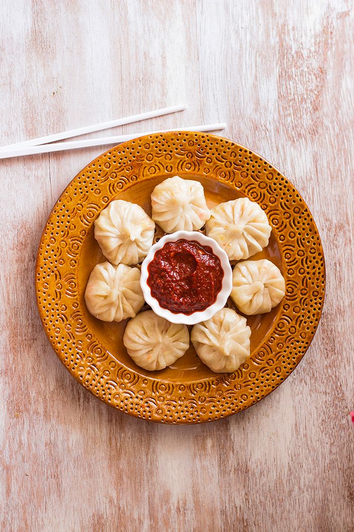 Veg steam momos 