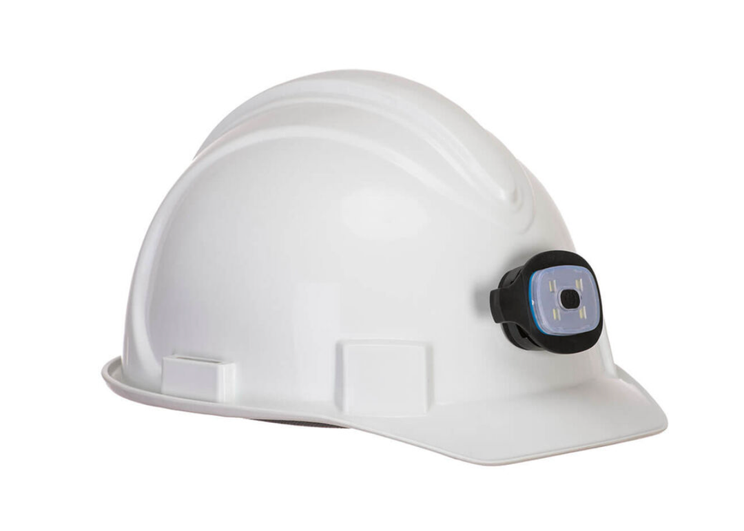 Casque avec lampe frontale