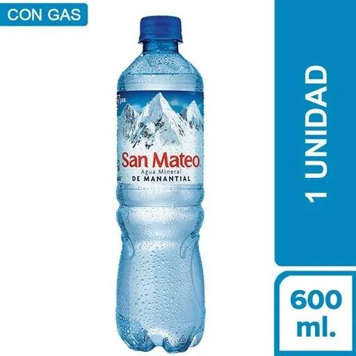 Agua San Mateo Con Gas