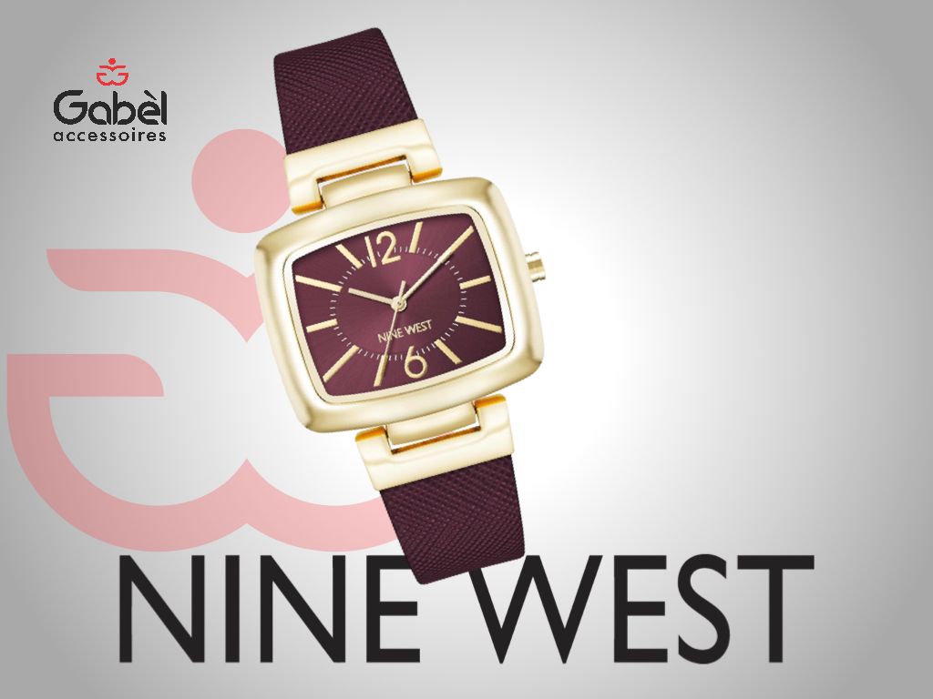 Montre Nine West Grenat