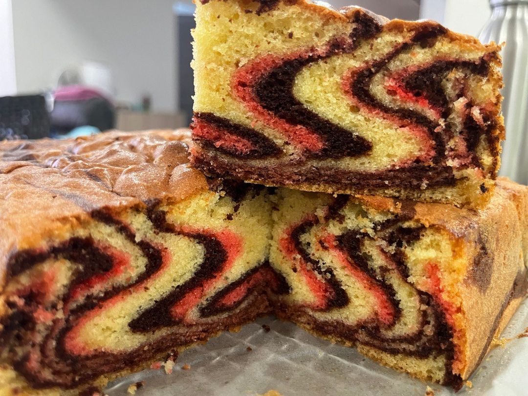 Neapolitan Marble Cake