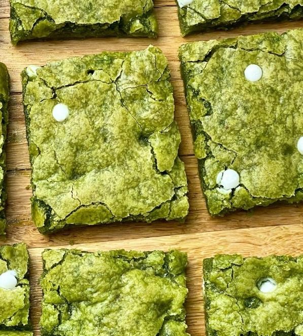 Brownie Vegano de Matcha