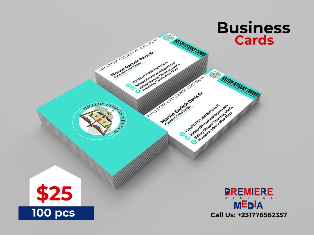 High Quality Printed Business Cards (100pcs)