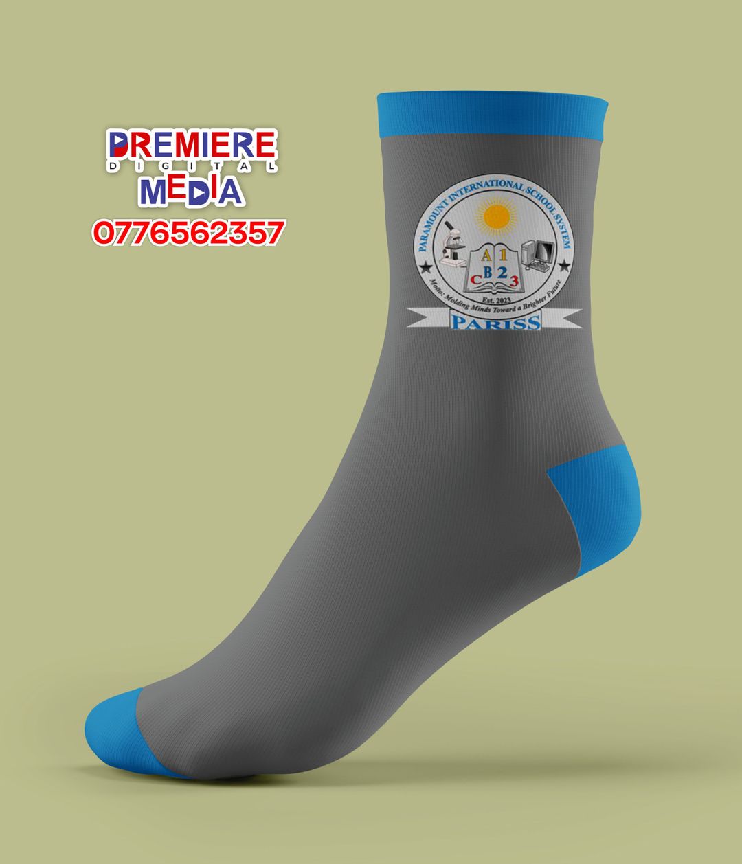 Customised Socks for schools (300pcs Minimum Quantity)