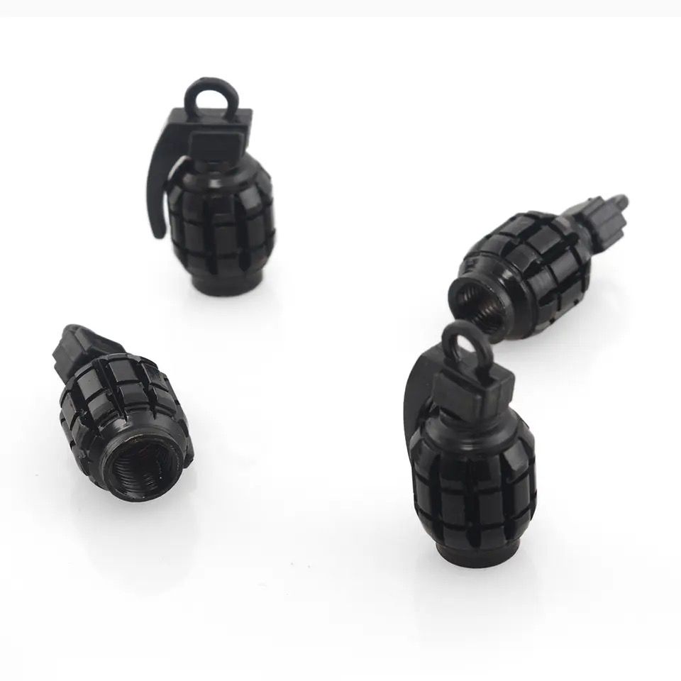 Bouchons de Valve de Pneu en Forme de Grenade