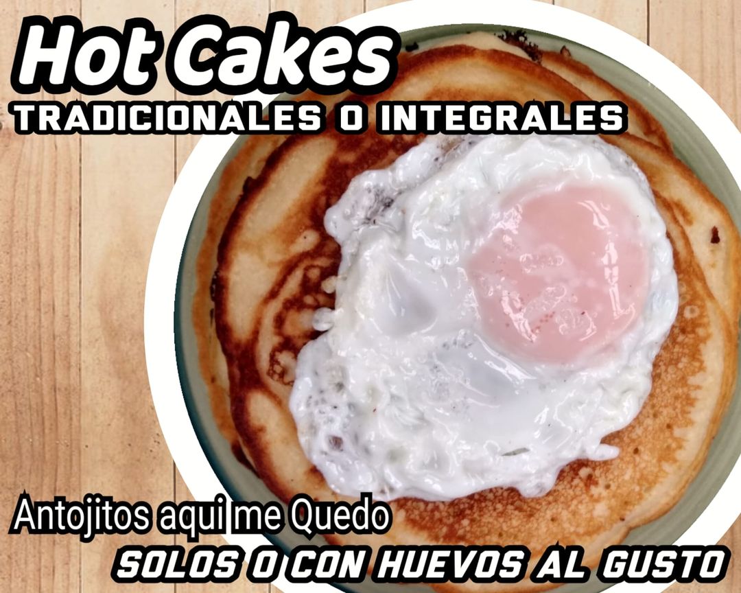 2 Hot Cakes con 1 huevo (al gusto)  y café 