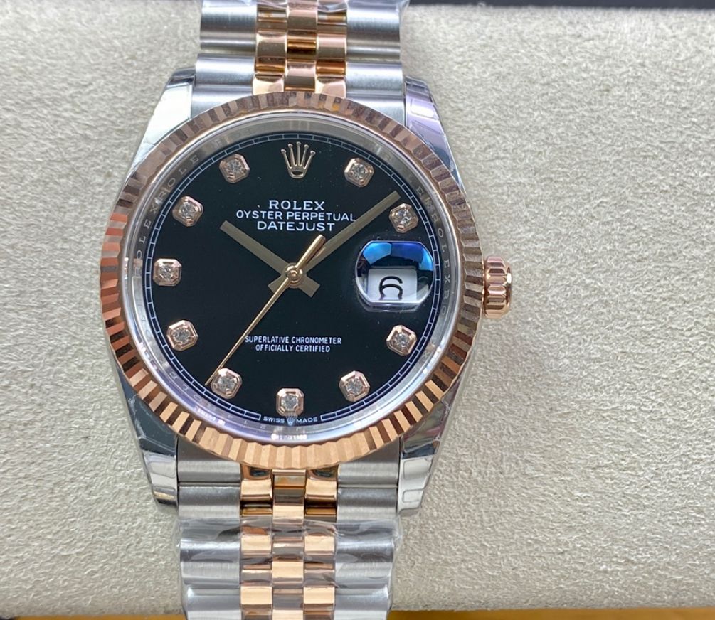 Super Clone Datejust 36 Two-Tone Everose