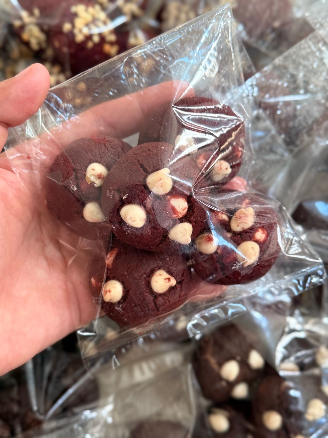 Red Velvet White Chocolate Cookies