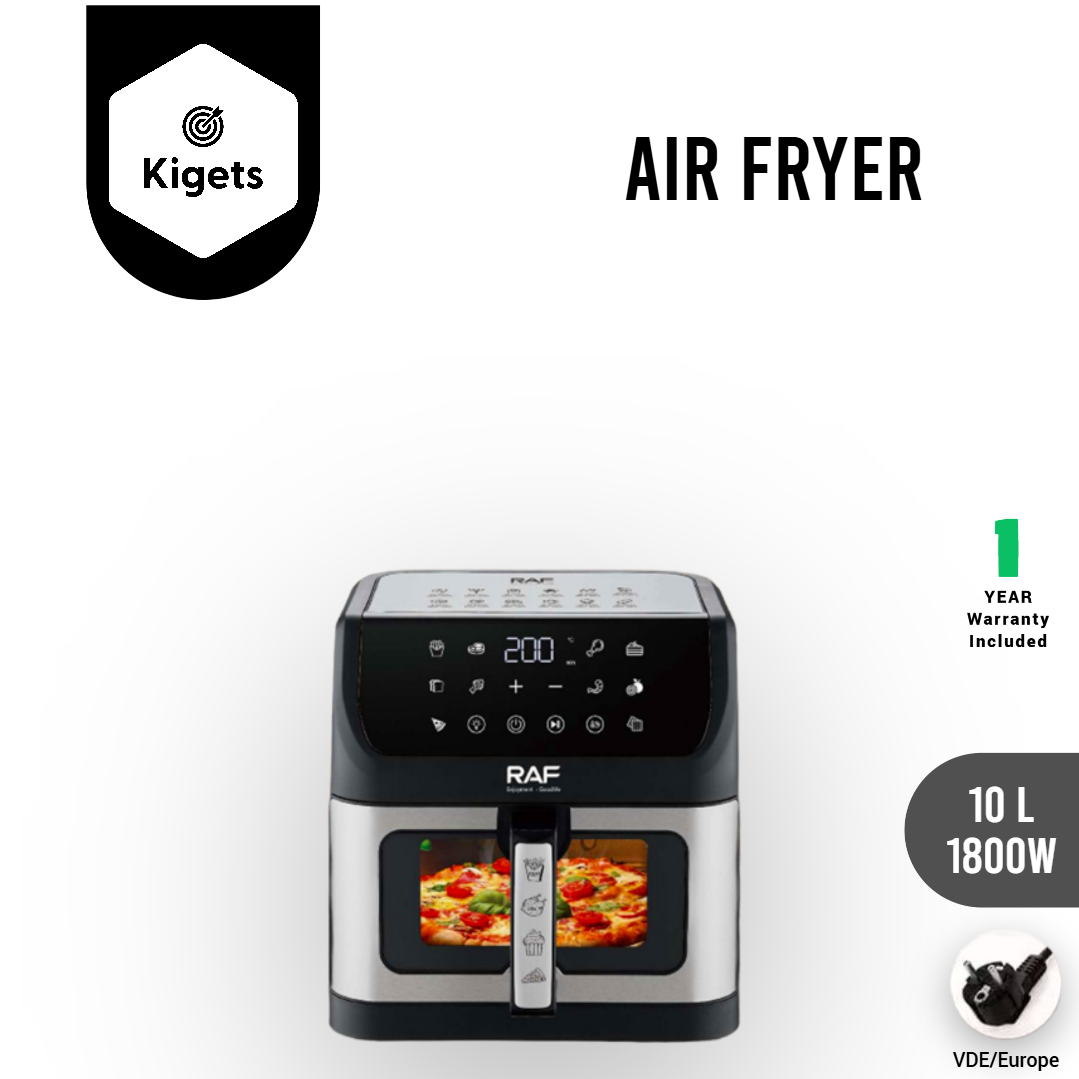 10L Digital Air Fryer with Visible Window