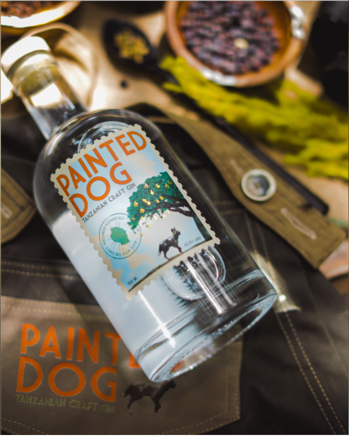 Painted Dog Gin Crate