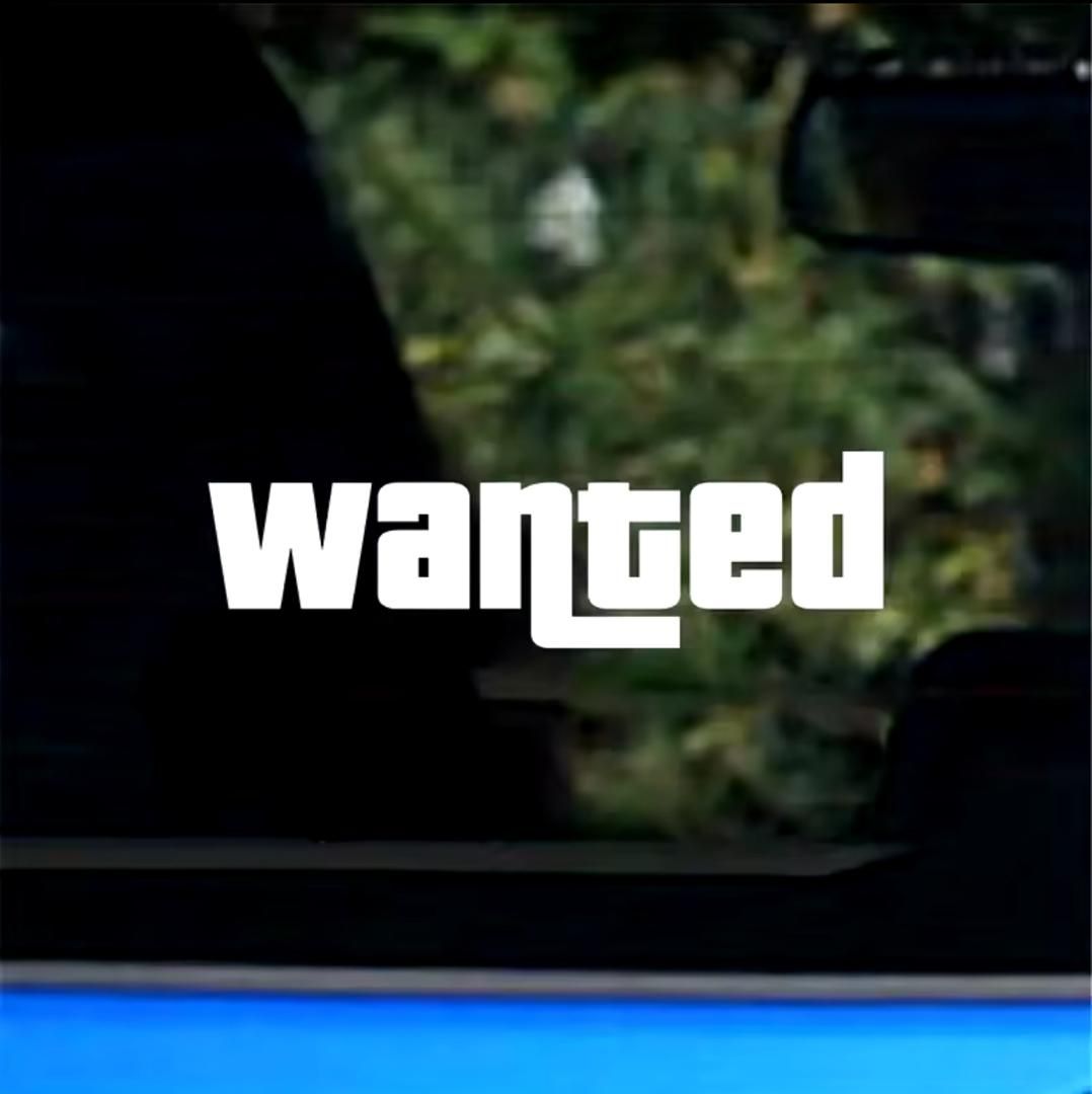 Sticker Wanted Style GTA