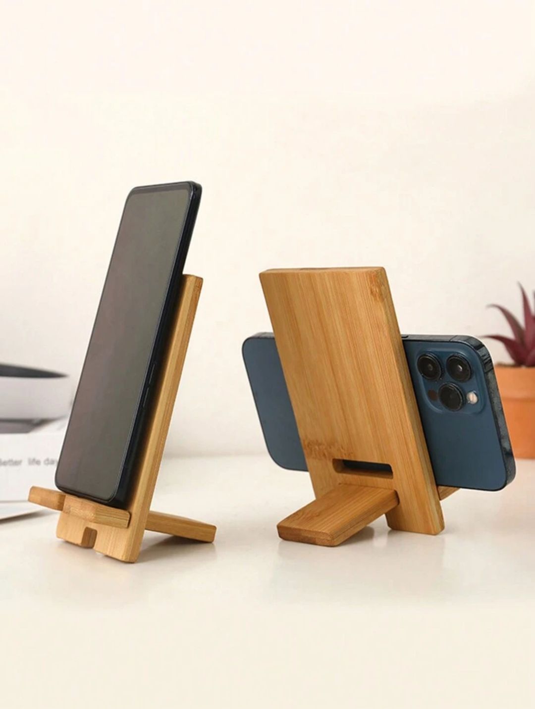 Support de Téléphone en Bois