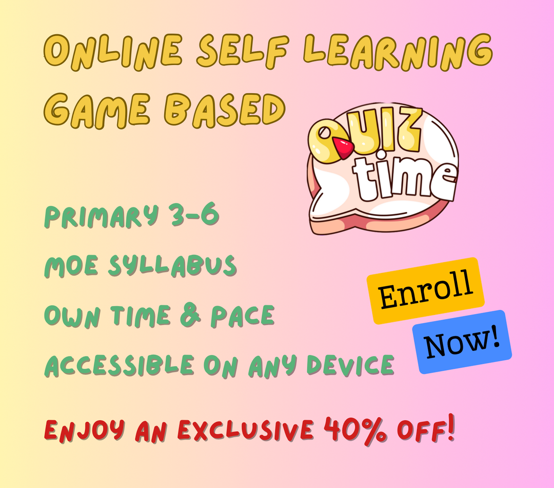 Online Self Learning Game-Based Quiz Exercises (Primary 3-6)