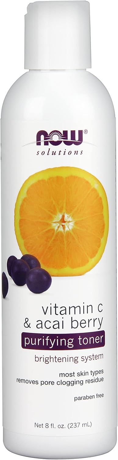 NOW VIT C & ACAI TONER 8 OZ