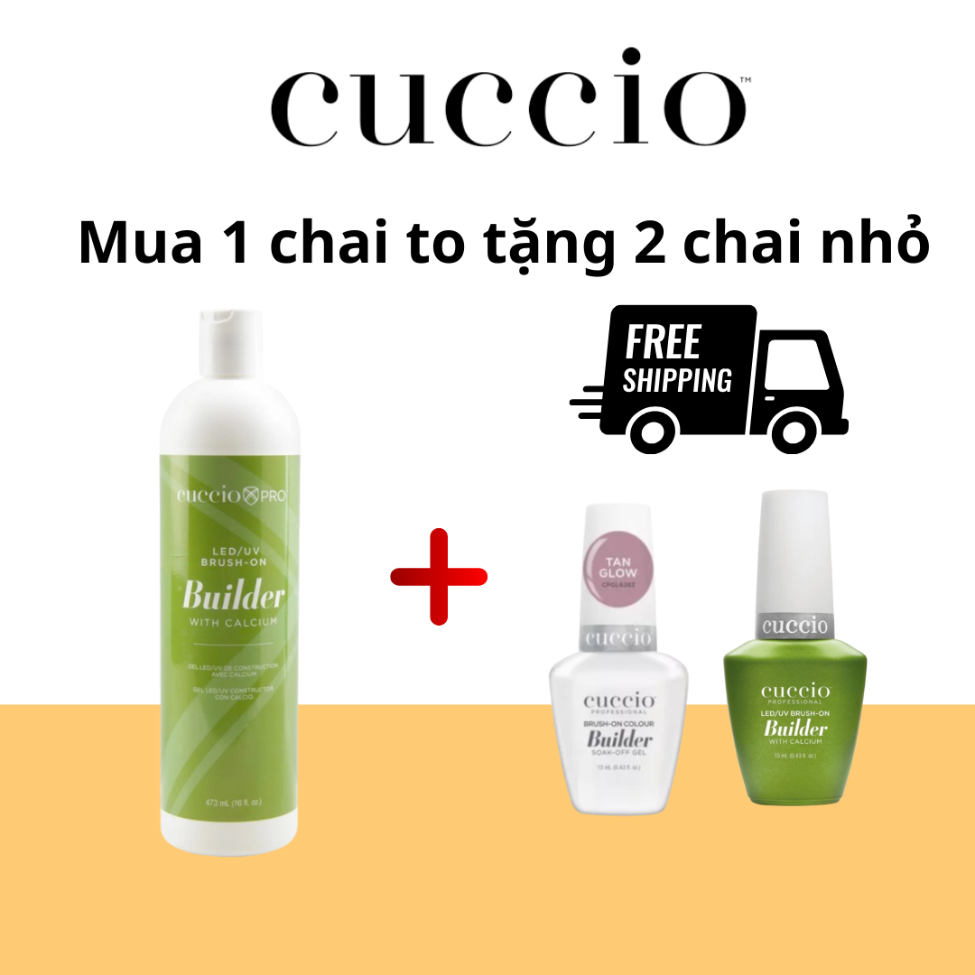 Cuccio Builder Gel mua 1 chai to tặng 2 chai nhỏ (FreeShip)