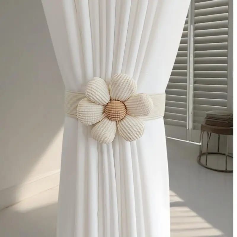 Flower Drapes Tiebacks 