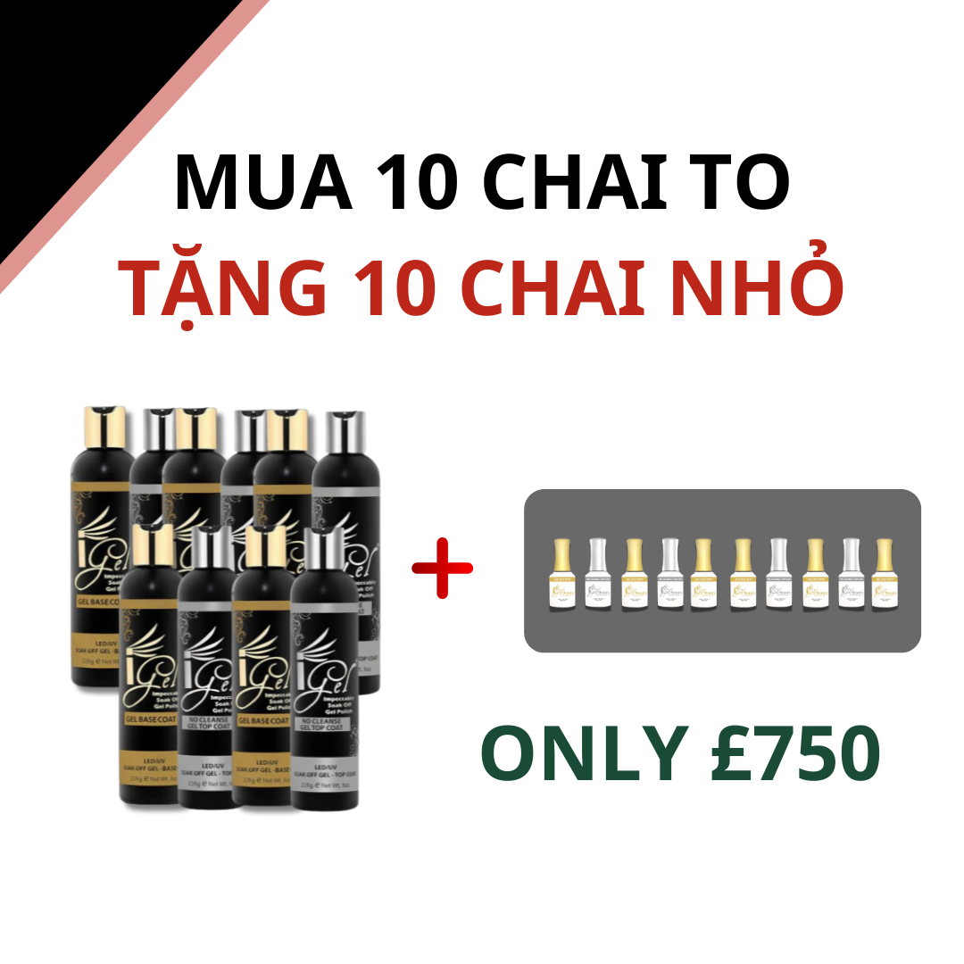 IGEL Mua 10 chai to tặng 10 chai nhỏ 