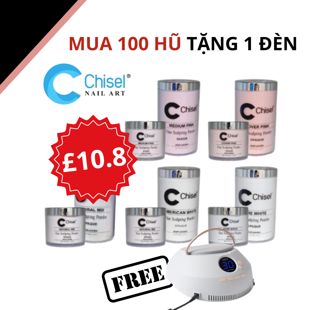 Chisel 100 hũ tặng 1 đèn OPI