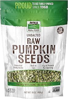 NOW PUMPKIN SEEDS RAW  1 LB