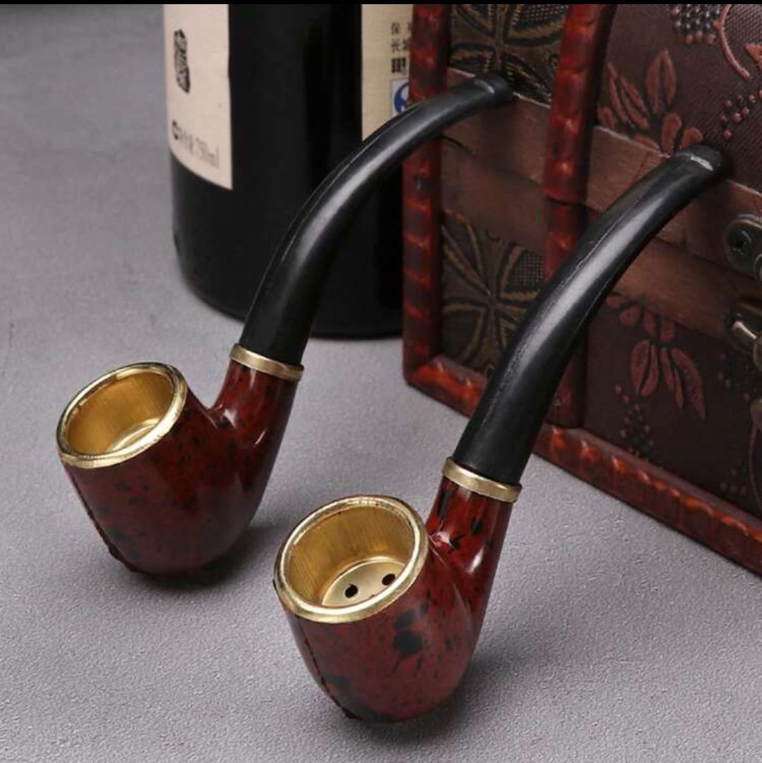 Pipe en Résine de Qualité avec Accessoires d'Entretien et Pochette