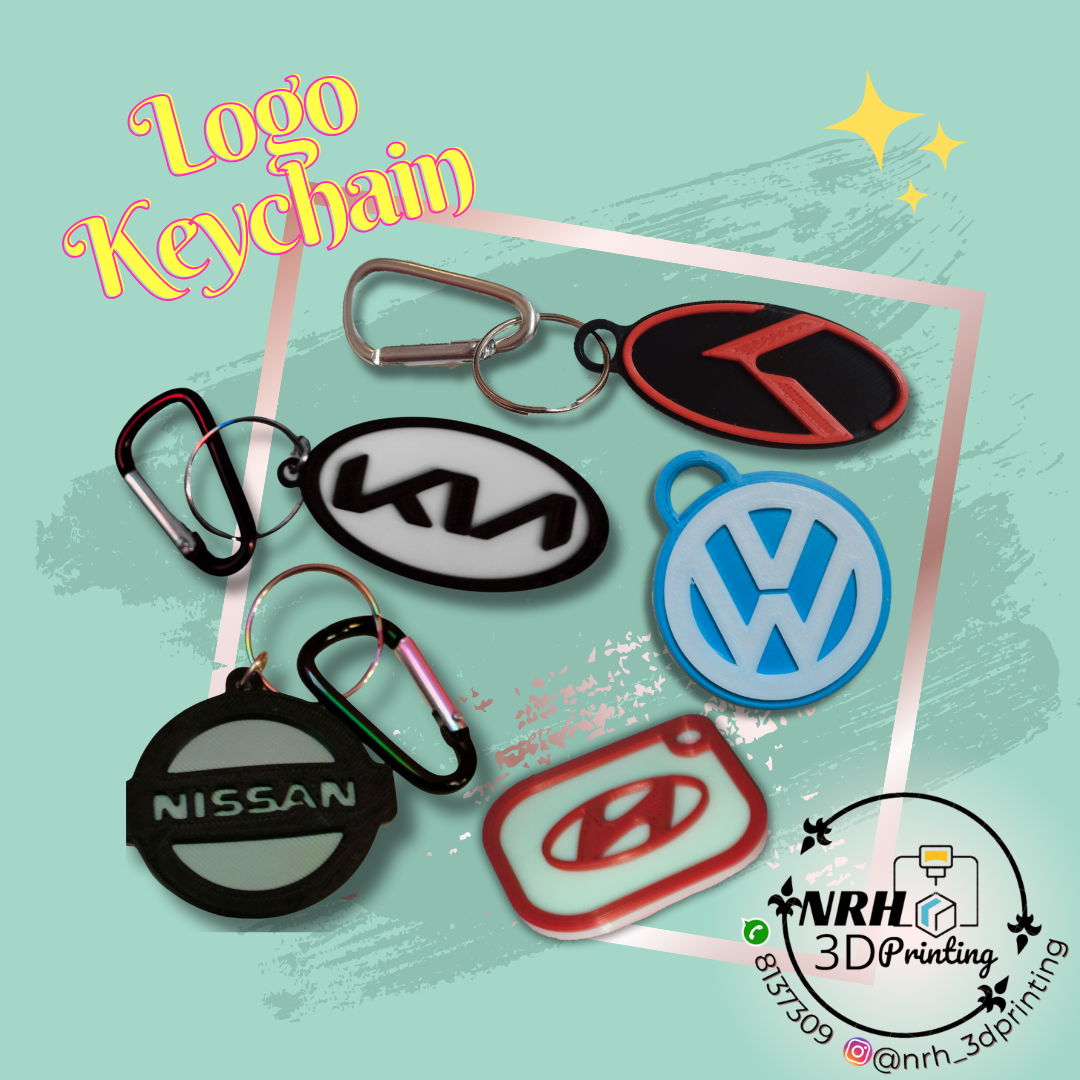 Car brand logo keychain